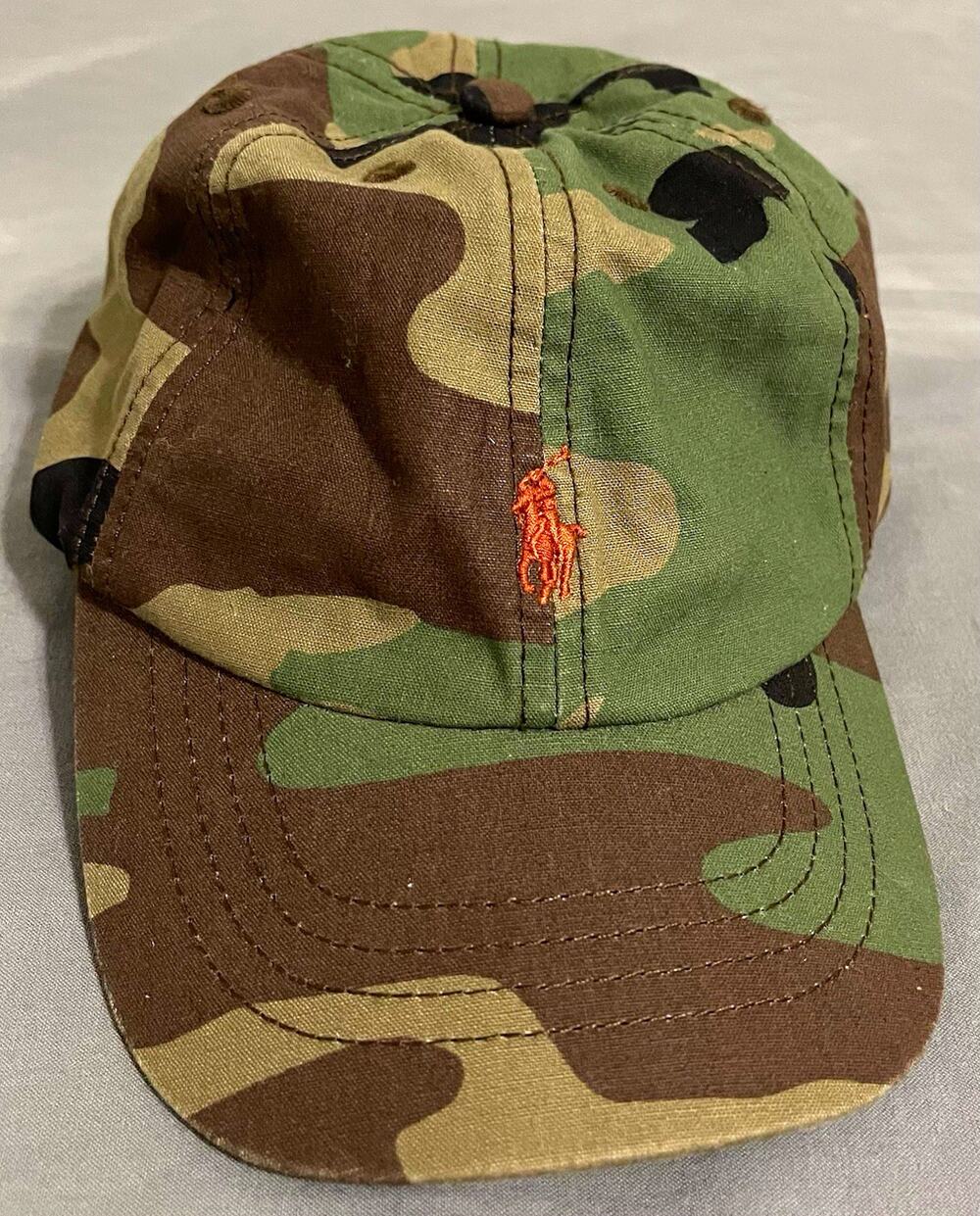 Polo Ralph Lauren Kids Camo Baseball Cap Hat One Size 4-7 Chino Cotton